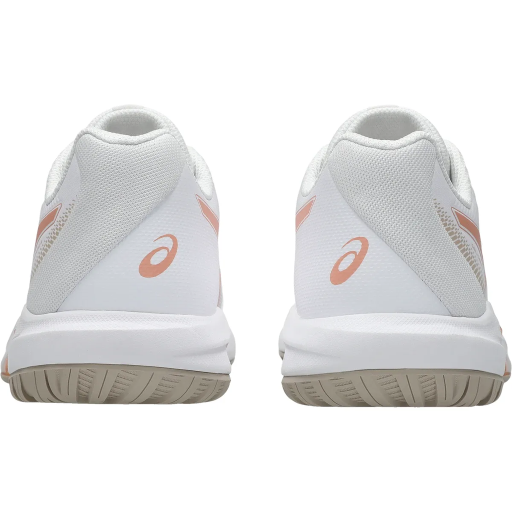 Giày Pickleball Nữ ASICS GEL-DEDICATE 9 White/Cantaloupe - 1042A316-100