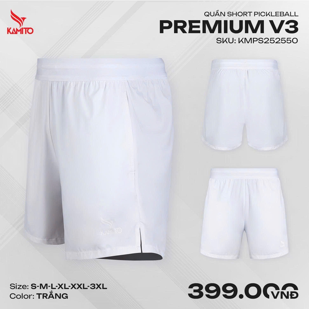 QUẦN short pickleball PREMIUM V3