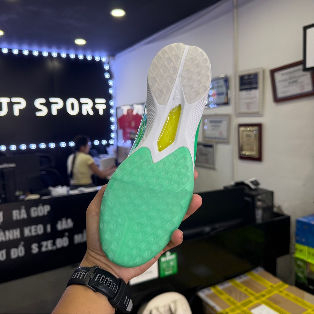 Giày Đá Bóng adidas F50 Hyperfast Pro TF – Xanh Mint – KJ6093