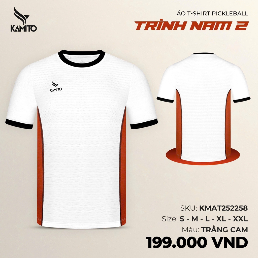 ÁO KAMITO T-SHIRT PICKLEBALL TRÌNH NAM 2