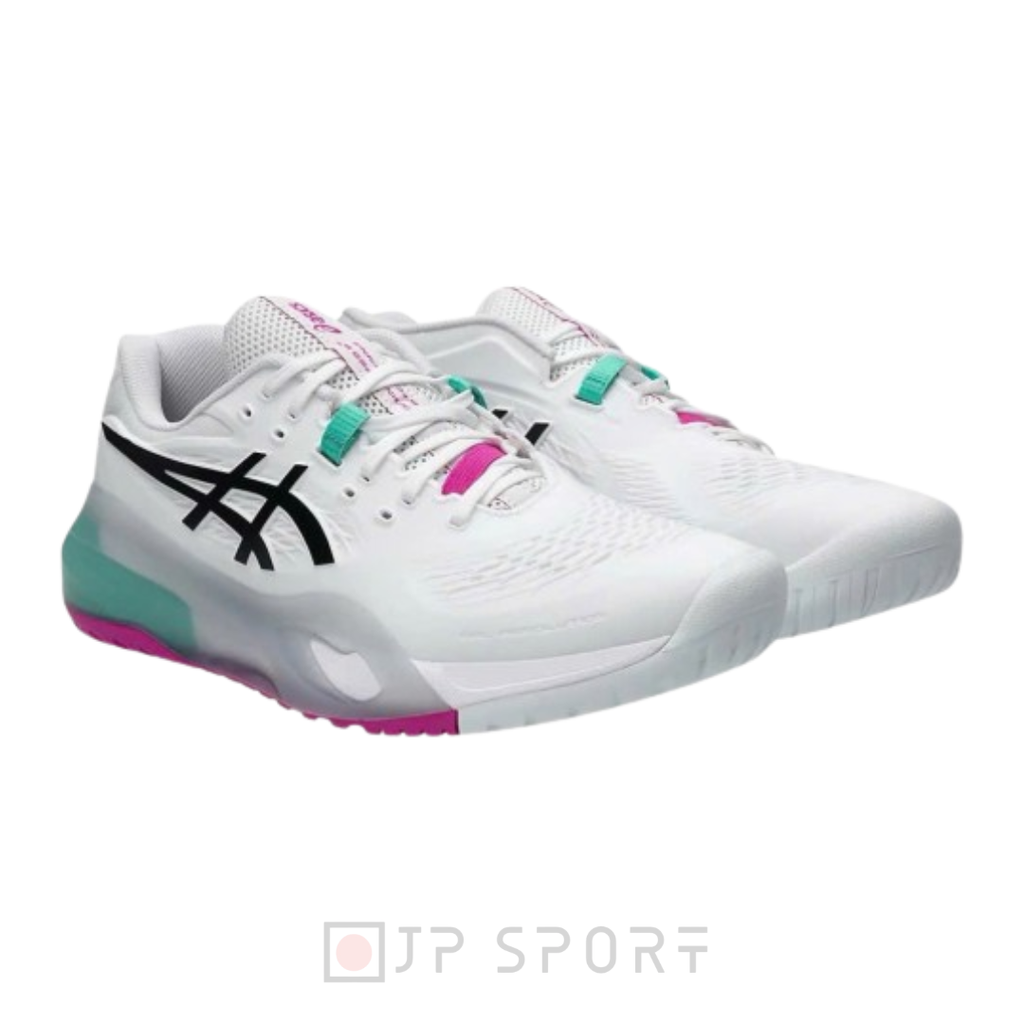 Giày Tennis/Pickleball Asics Gel-Resolution X White/Aurora Green - 1041A481.103