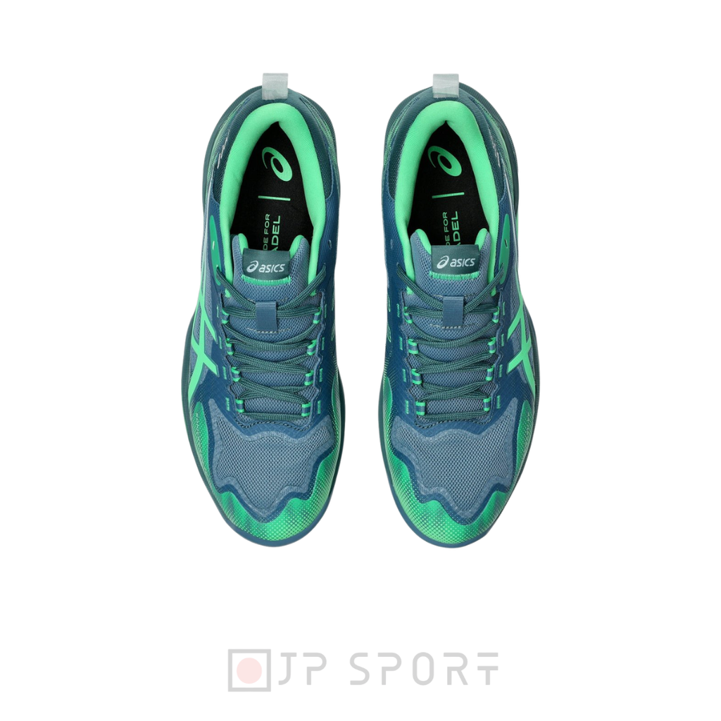 Giày Pickleball Asics Sonicsmash FF - 1041A538-400 - Saba Blue/ Vital Green