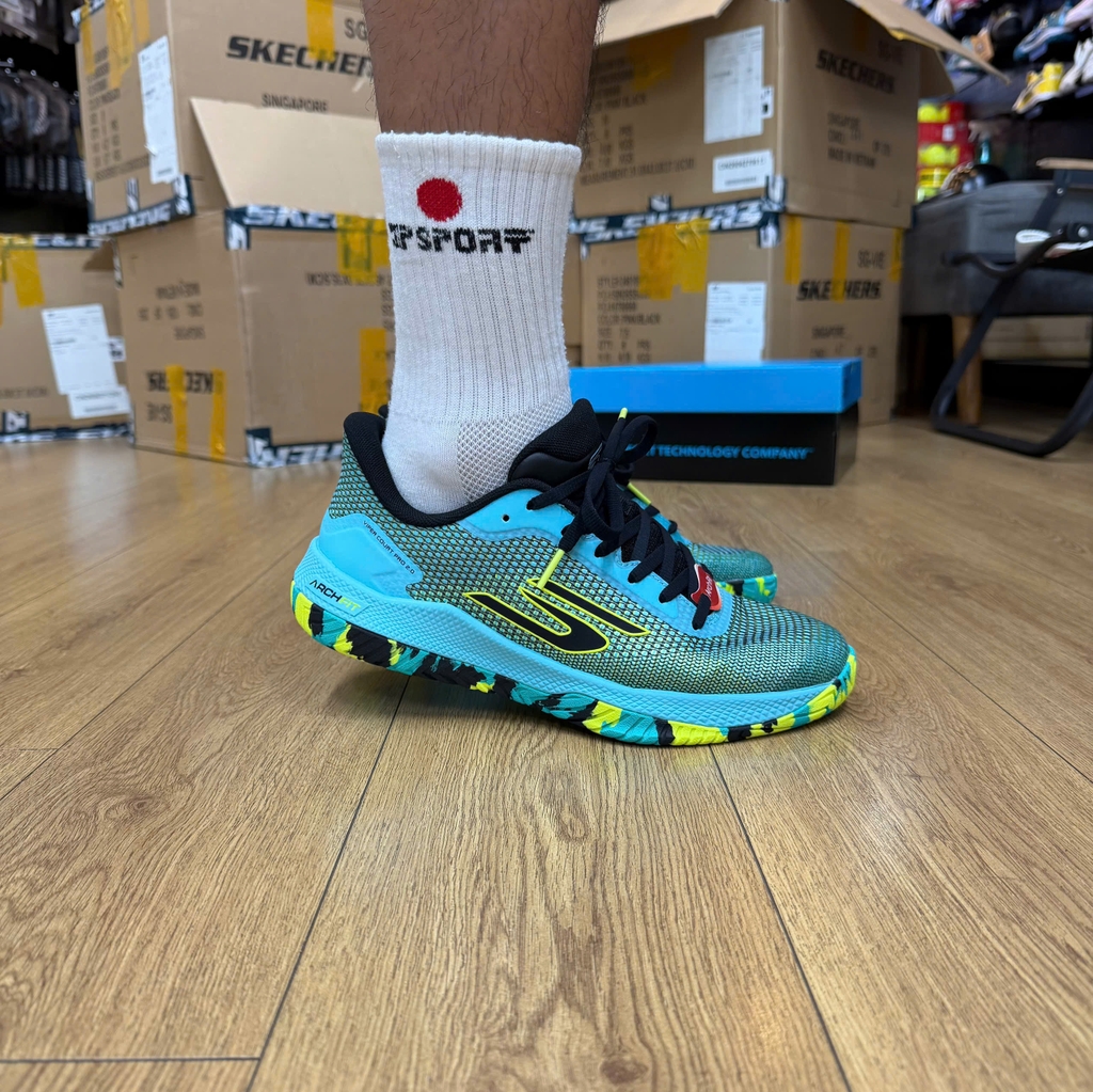 Giày Pickleball Nam Skechers Viper Court Pro 2.0 Blue 246109C/AQMT