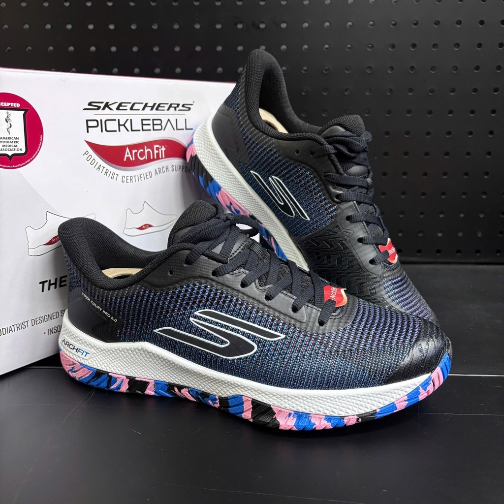 Giày Pickleball Nam Skechers Viper Court Pro 2.0 Navy – 246109-BBLP
