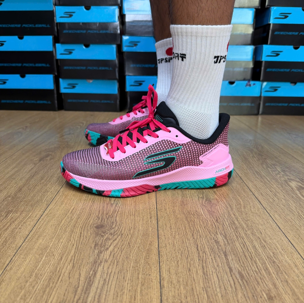 Giày Pickleball Nam Skechers Viper Court Pro 2.0 ‘Pink/Black’ 246109-PKBK