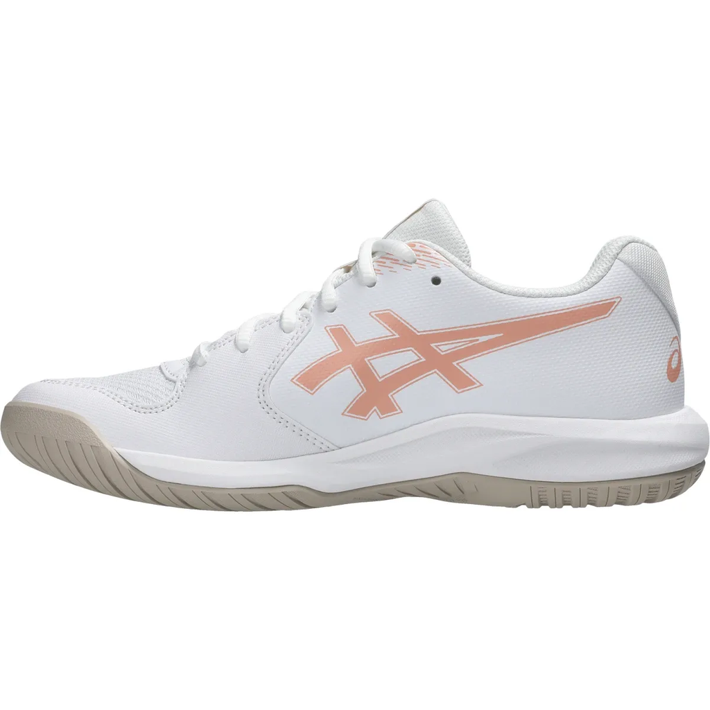 Giày Pickleball Nữ ASICS GEL-DEDICATE 9 White/Cantaloupe - 1042A316-100