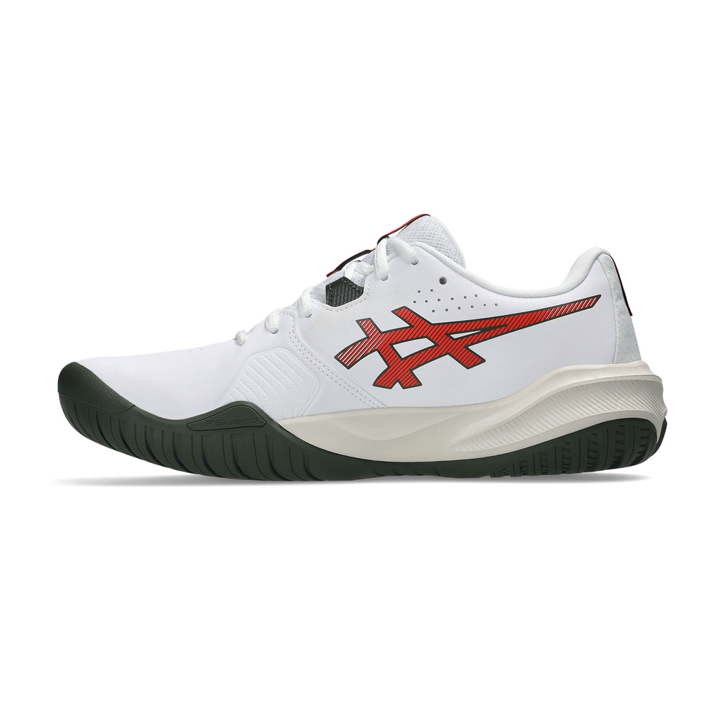 Giày Pickleball Nam ASICS GEL-CHALLENGER 15 White/Cherry Tomato - 1041A510-104