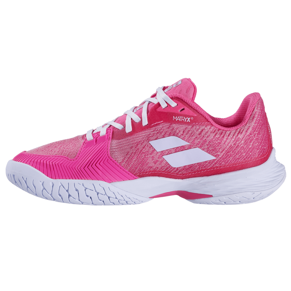 Giày Pickleball Nữ Babolat Jet Mach 4 Hồng Trắng