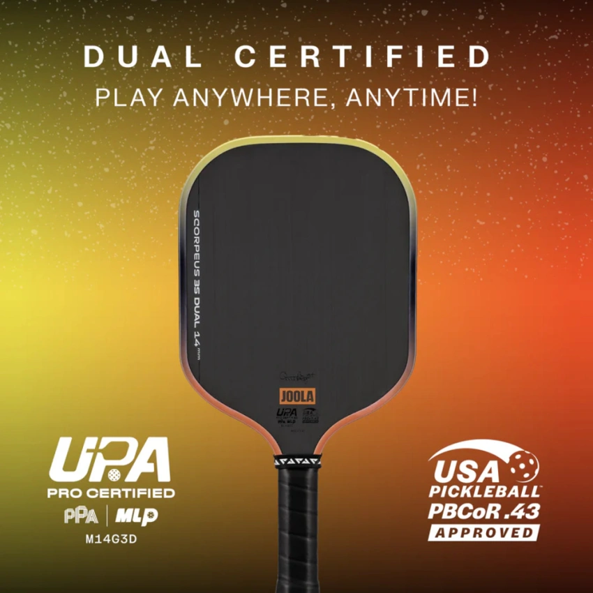 VỢT PICKLEBALL JOOLA Scorpeus 3S Dual 14mm