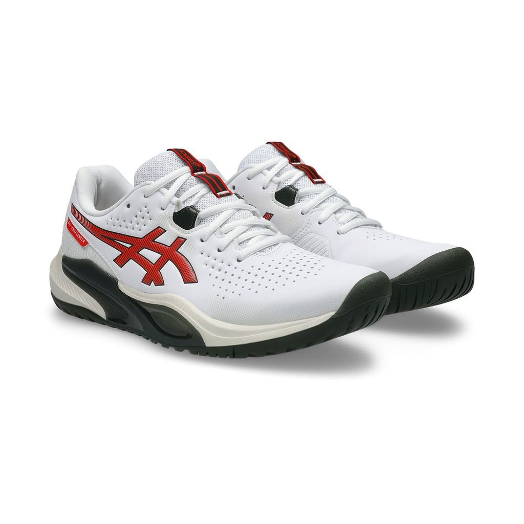 Giày Pickleball Nam ASICS GEL-CHALLENGER 15 White/Cherry Tomato - 1041A510-104