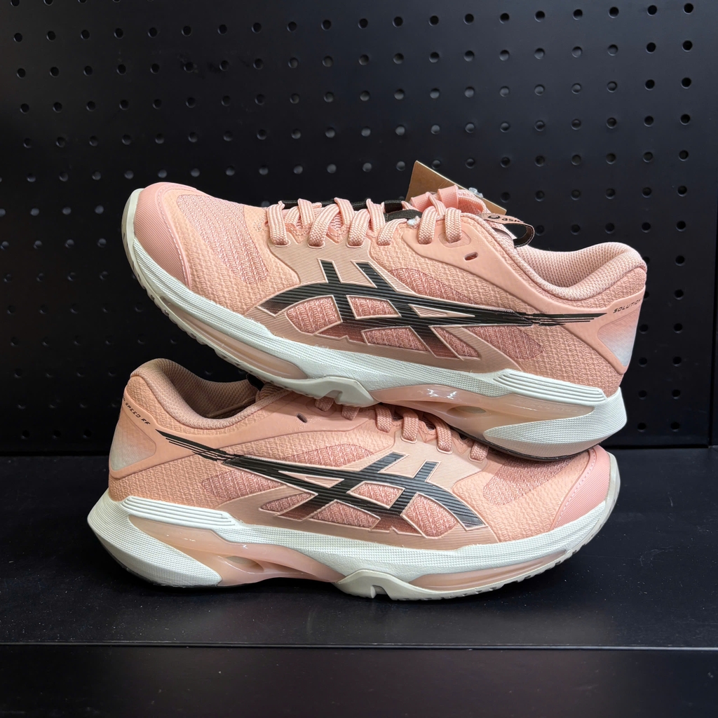 Giày Pickleball Nữ ASICS Solution Speed FF 4 Dưa Lưới/Nâu Cà Phê – 1042A307-700