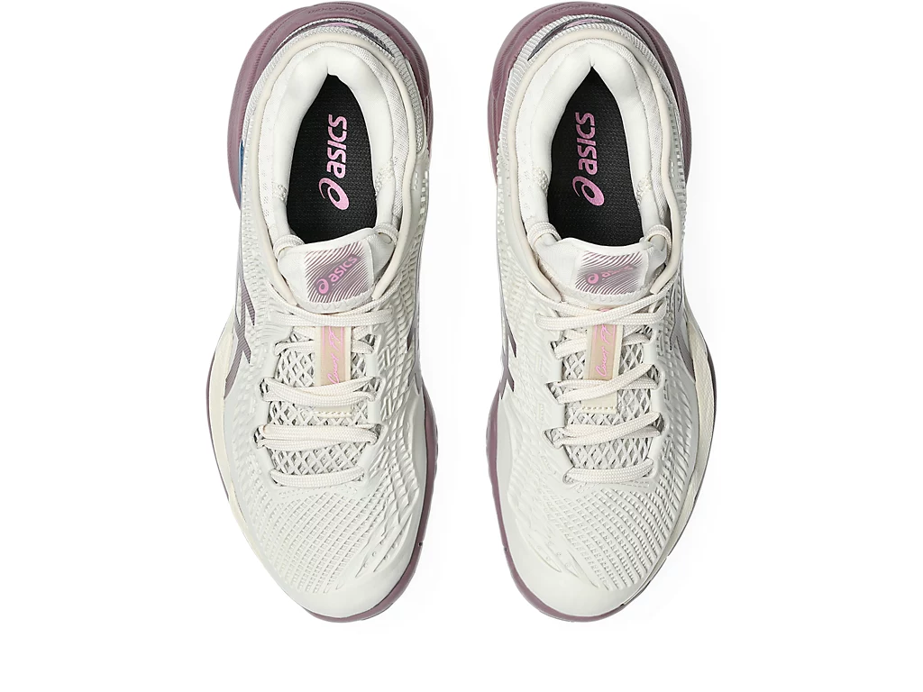 Giày tennis/pickleball ASICS COURT FF3 nữ SOFT OAT/DUSTY MAUVE