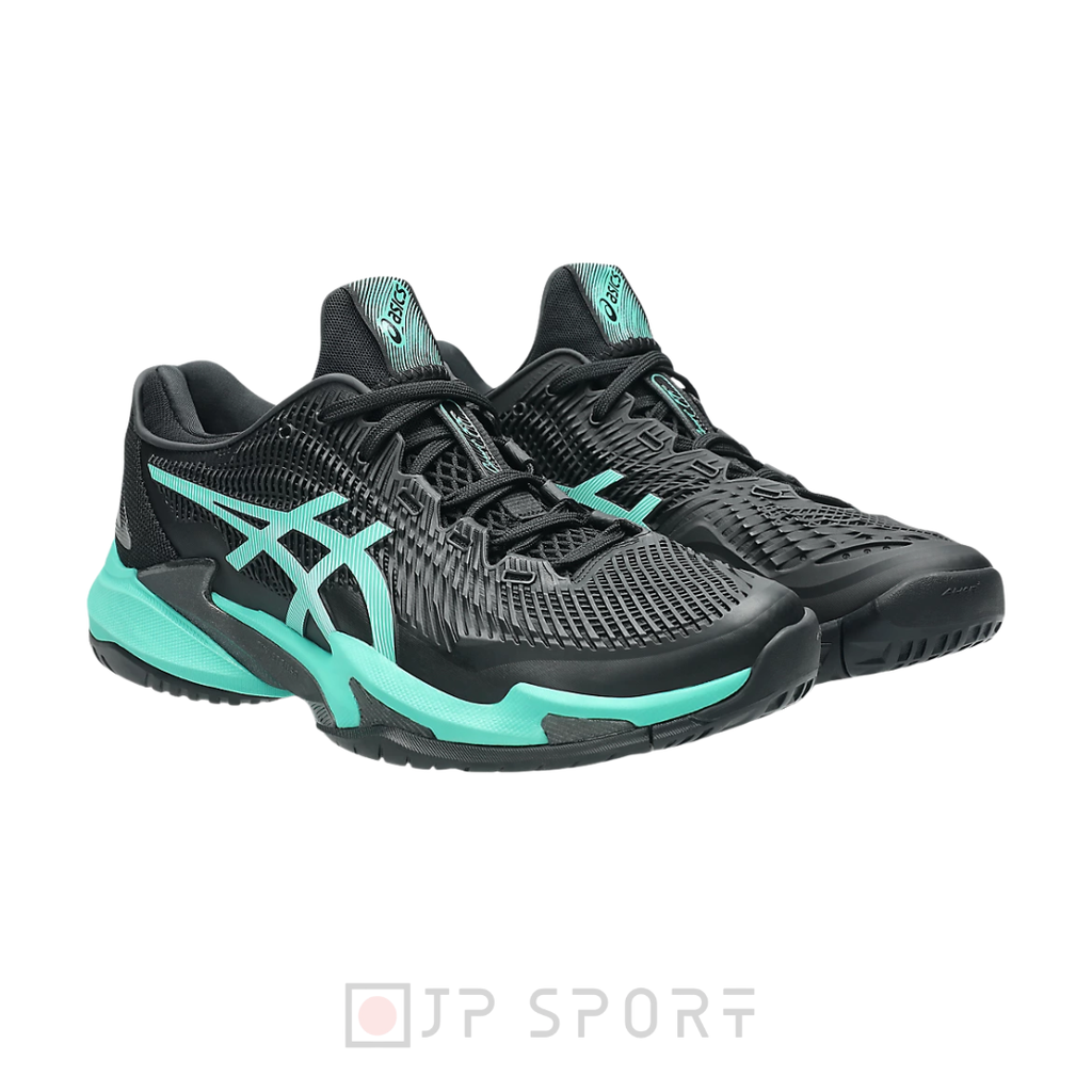 Giày Pickleball Asics Court FF3 - 1041A370-002 - Black/Aurora Green