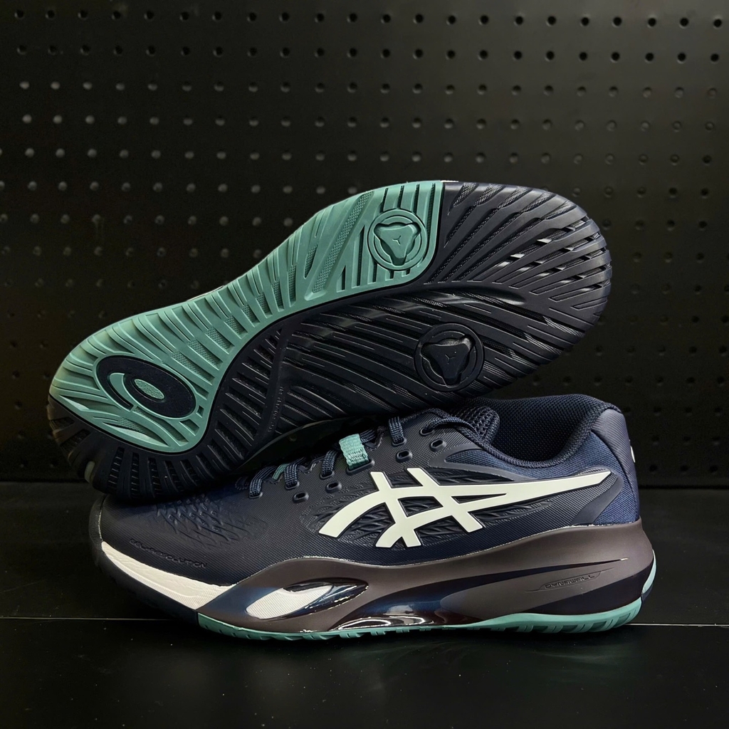 Giày Pickleball ASICS GEL-RESOLUTION X Nam – Navy/Trắng – 1041A481-403