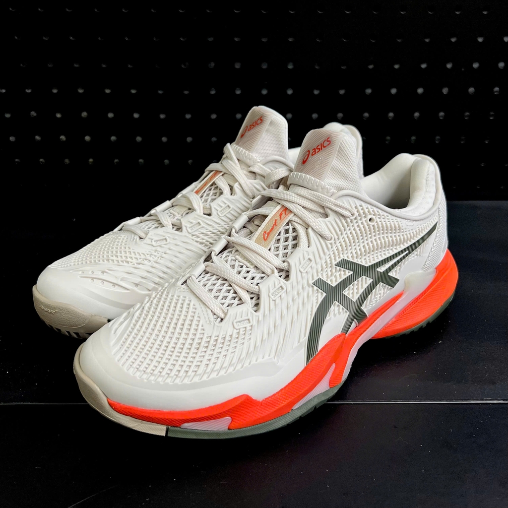 Giày Pickleball Nam ASICS COURT FF 3 Kem/Nâu Kaki – 1041A370-250