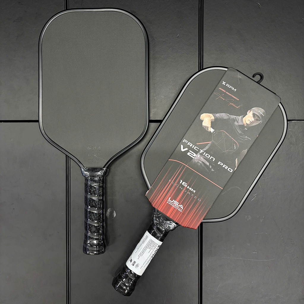 Vợt Pickleball RPM FRICTION PRO V2 Blackout Pro Player Edition