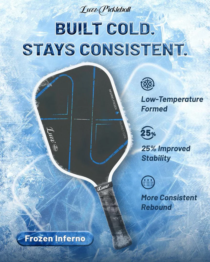 Vợt Pickleball Luzz Pro 4 Inferno MPP Frozen Inferno (Limited Edition) 16MM