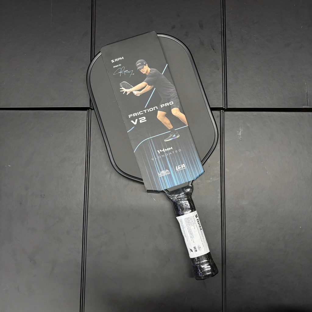 Vợt Pickleball RPM FRICTION PRO V2 Blackout Pro Player Edition