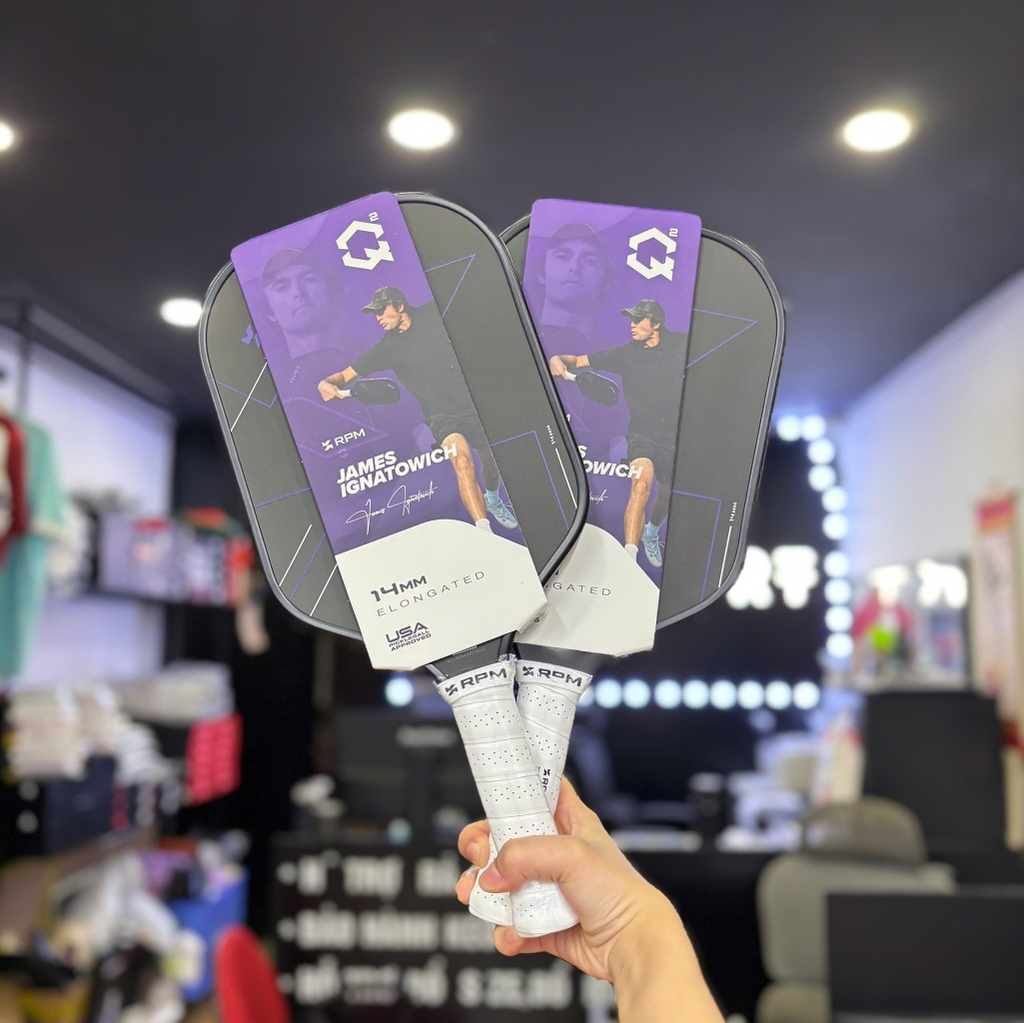 Vợt Pickleball RPM Q2 Elongated 14mm/16mm