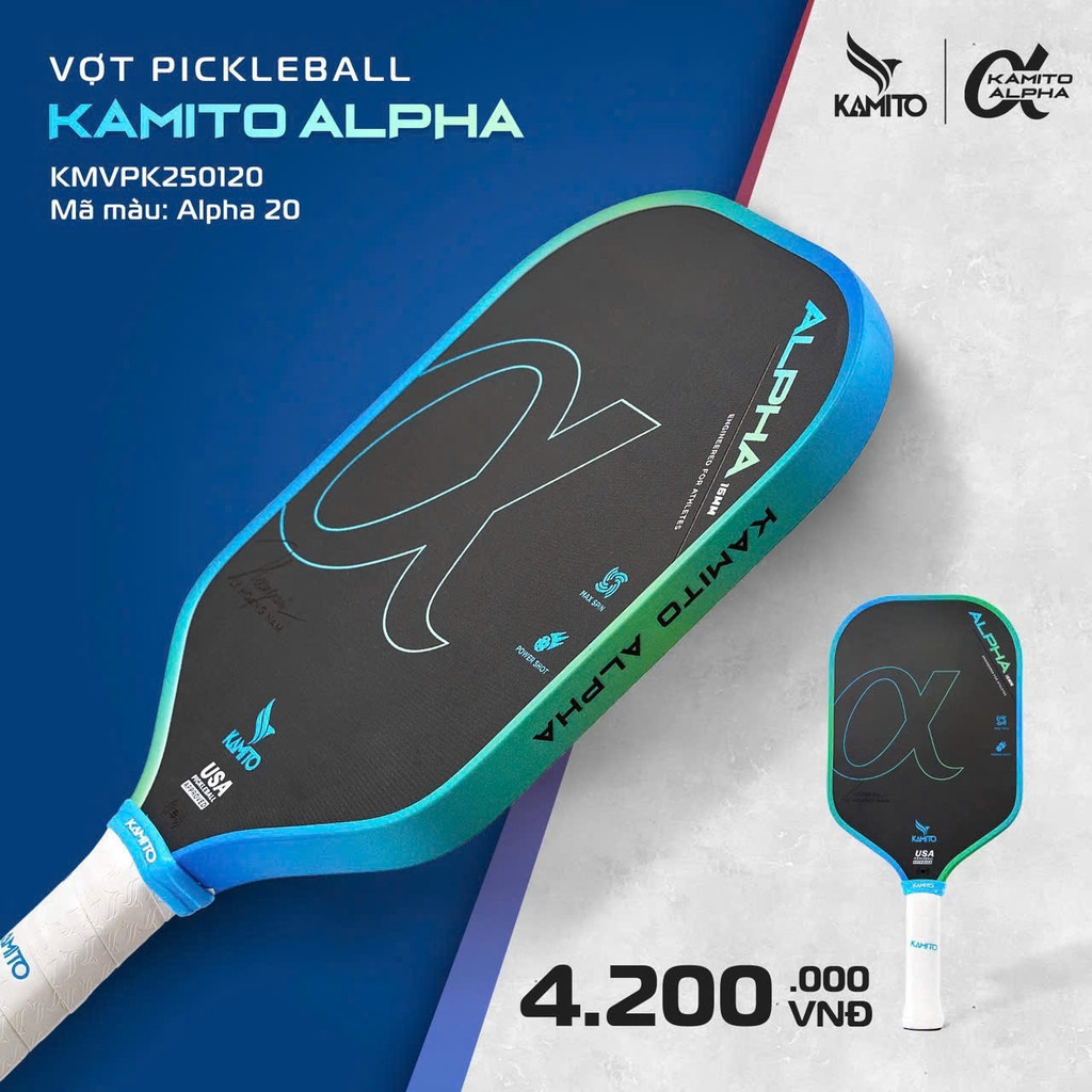 Vợt PickleBall Kamito Alpha.