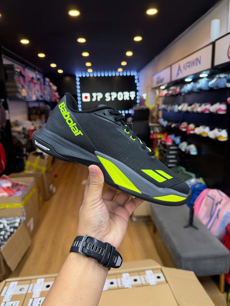 Giày pickleball Babolat Jet Mach 4 ‘Black’ 30S26629B-2036