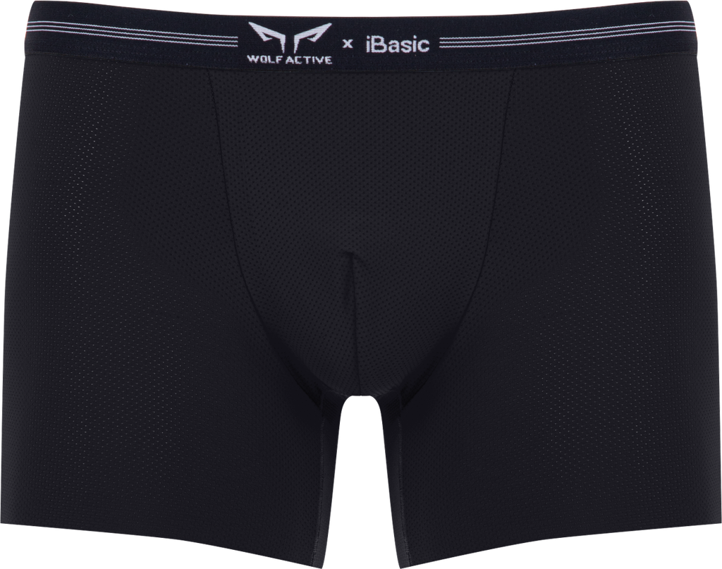 Quần Lót Nam Thể Thao Wolf Active x iBasic PANM155 Airy Thoáng Khí Phom Trunk Không Đường May Freecut