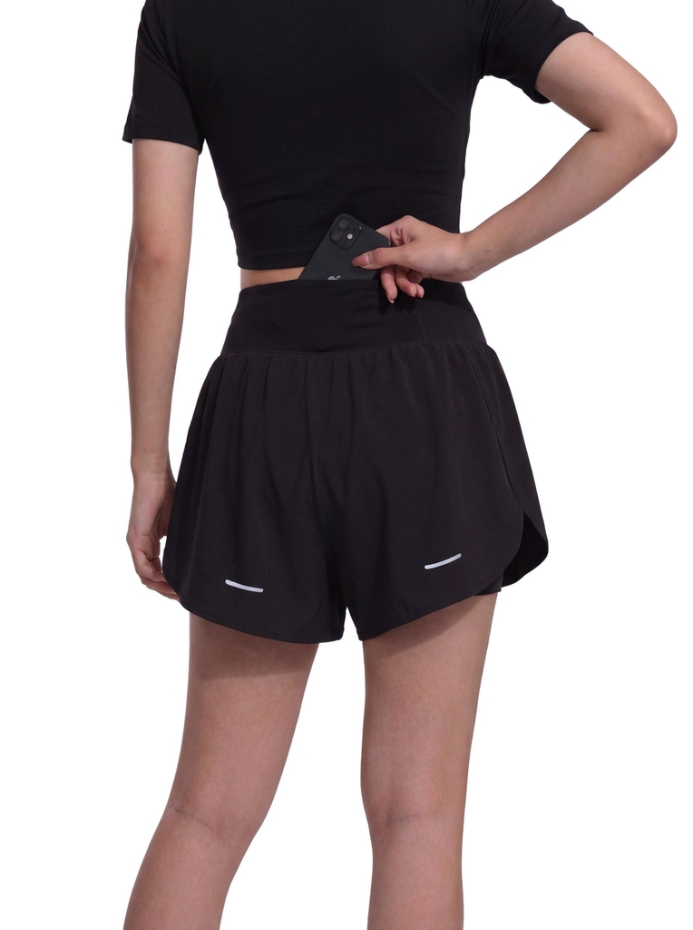 Quần Đai Belt Nữ 2 Trong 1 Wolf Performance W281, Quần Chạy Hiệu Suất Cao, Nhẹ, Thoáng