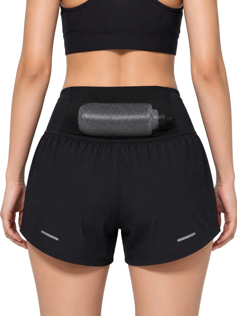 Quần Đai Belt Nữ 2 Trong 1 Wolf Performance W281, Quần Chạy Hiệu Suất Cao, Nhẹ, Thoáng