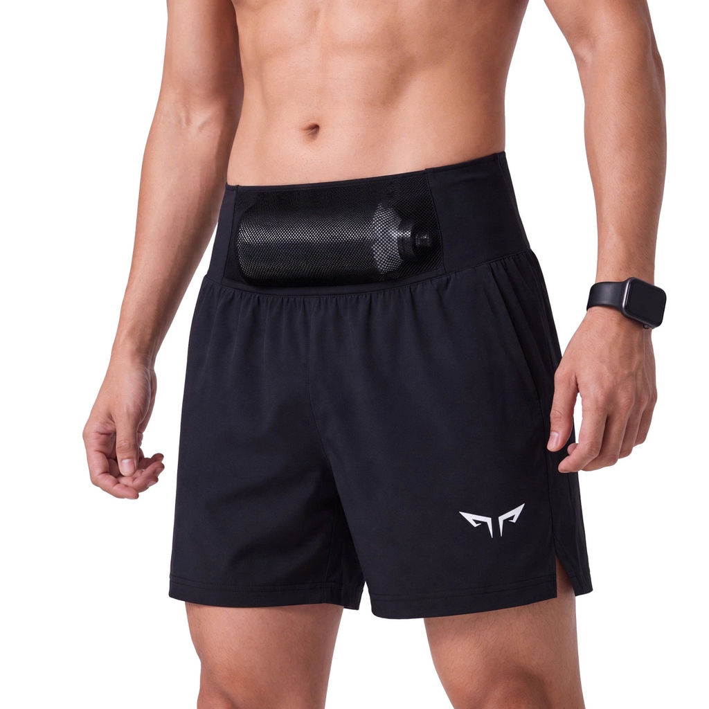 Quần Đai Belt Chạy Bộ Nam Wolf Active Ultra Run W280, Nhẹ, Thoáng, Nhanh Khô