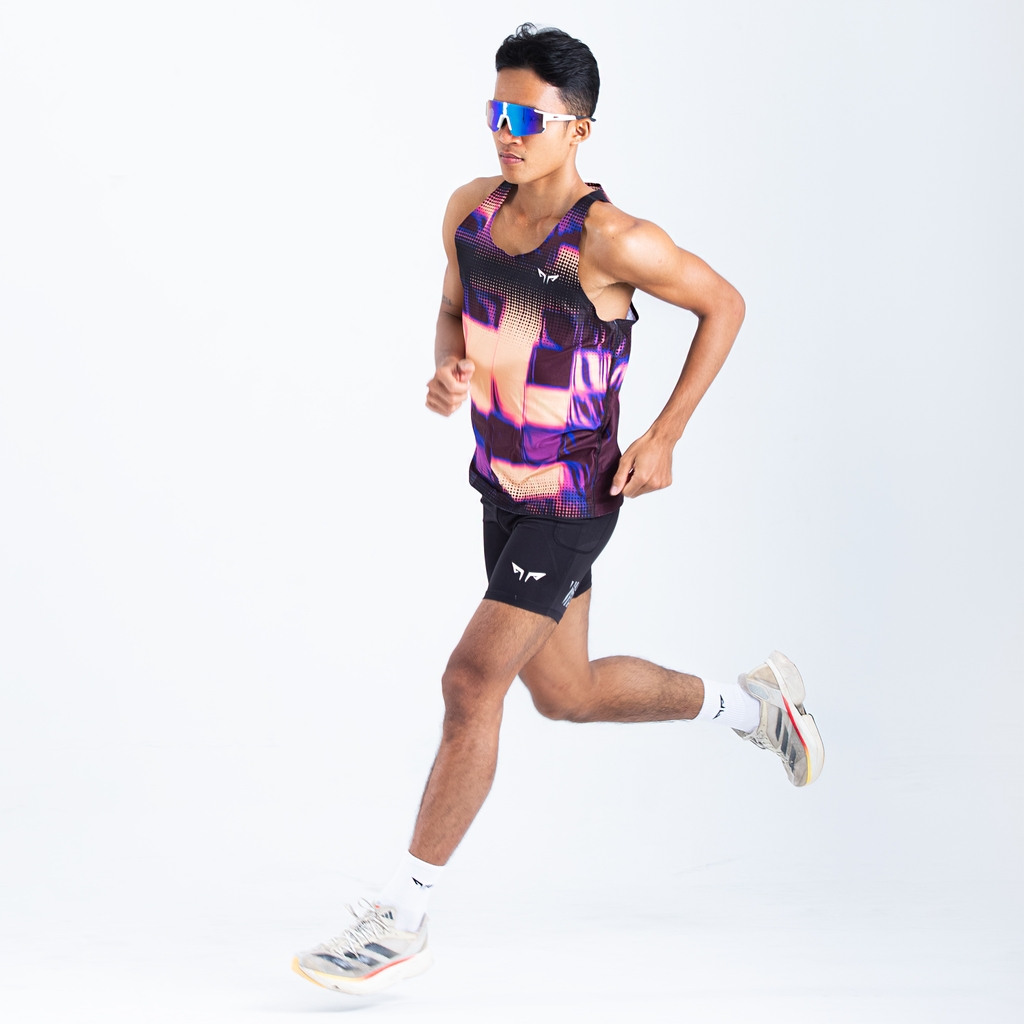 Áo Singlet Chạy Bộ Premium Wolf Active Thermal W275, Chất Vải Cực Nhẹ, Kháng Mùi, Thiết Kế Cực Đỉnh