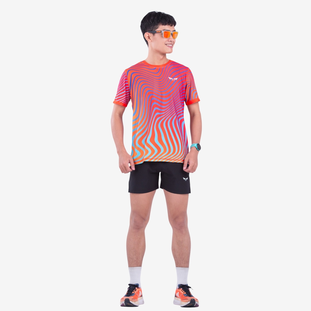 Áo Chạy Bộ Nam Wolf Active Vui Vẻ 2 23, Chất Vải Cao Cấp Nhẹ, Nhanh Khô, Co Giãn 4 Chiều