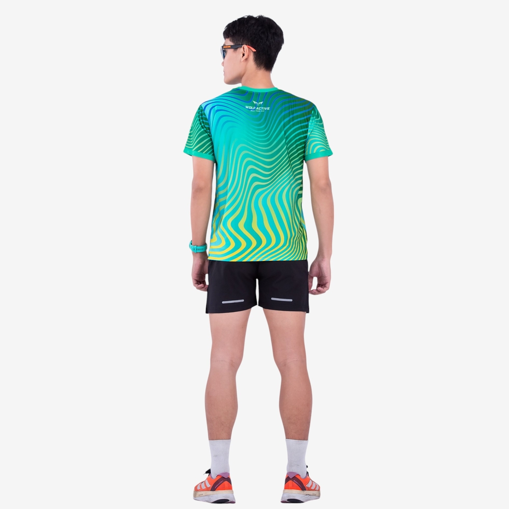 Áo Chạy Bộ Nam Wolf Active Vui Vẻ 2 23, Chất Vải Cao Cấp Nhẹ, Nhanh Khô, Co Giãn 4 Chiều
