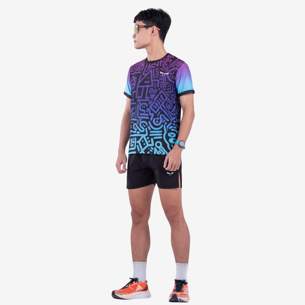 Áo Chạy Bộ Nam Wolf Active Vui Vẻ 1 W34, Chất Vải Wolf Active Cao Cấp Siêu Nhẹ, Nhanh Khô