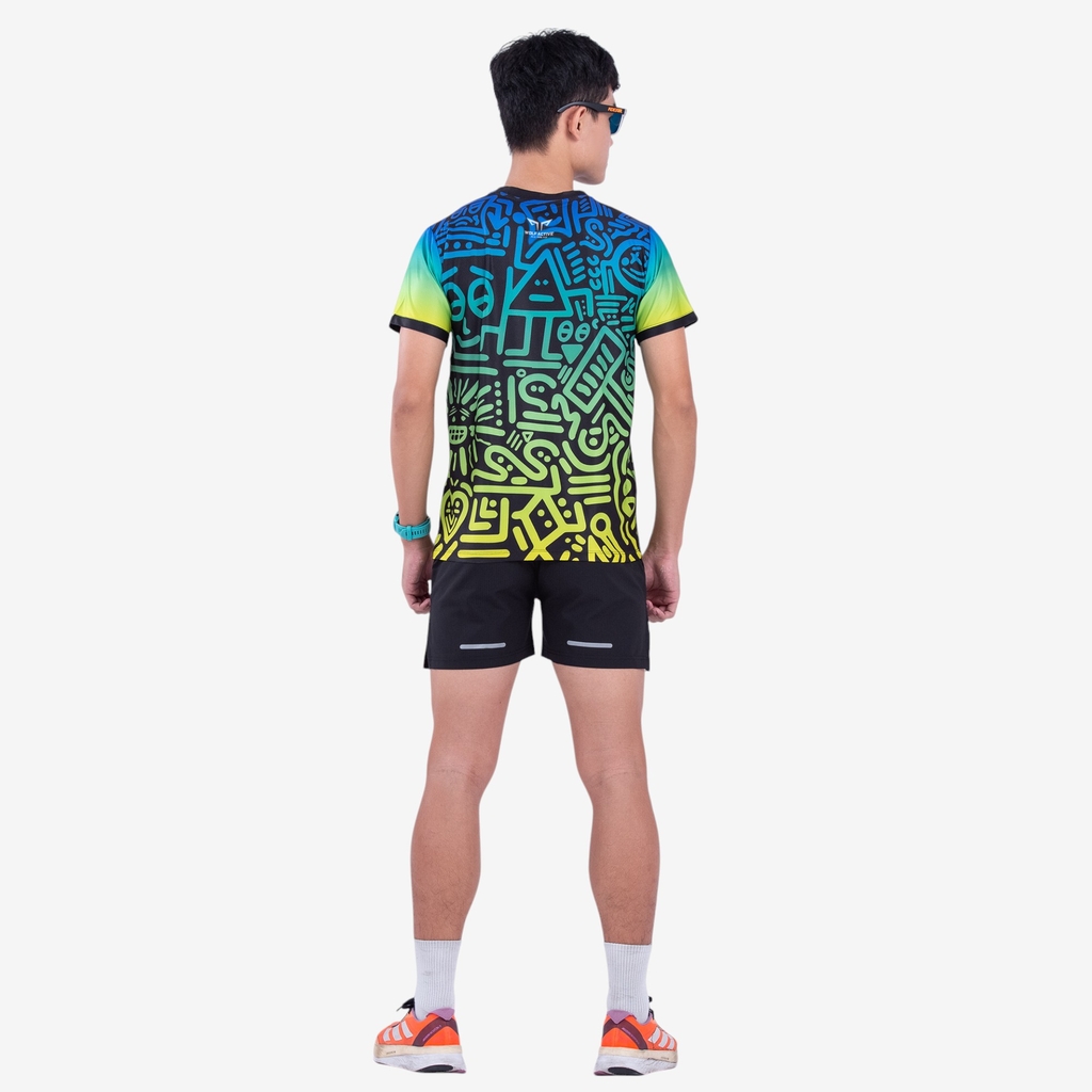 Áo Chạy Bộ Nam Wolf Active Vui Vẻ 1 W34, Chất Vải Wolf Active Cao Cấp Siêu Nhẹ, Nhanh Khô