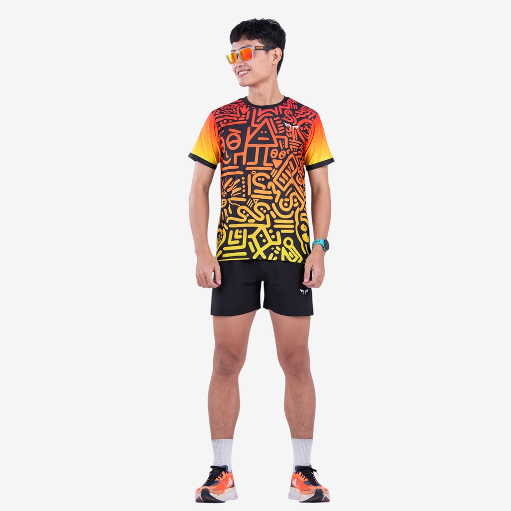 Áo Chạy Bộ Nam Wolf Active Vui Vẻ 1 W34, Chất Vải Wolf Active Cao Cấp Siêu Nhẹ, Nhanh Khô