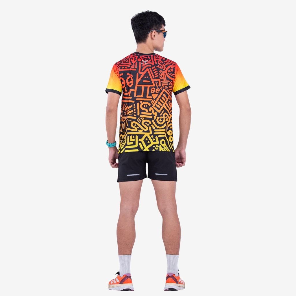 Áo Chạy Bộ Nam Wolf Active Vui Vẻ 1 W34, Chất Vải Wolf Active Cao Cấp Siêu Nhẹ, Nhanh Khô