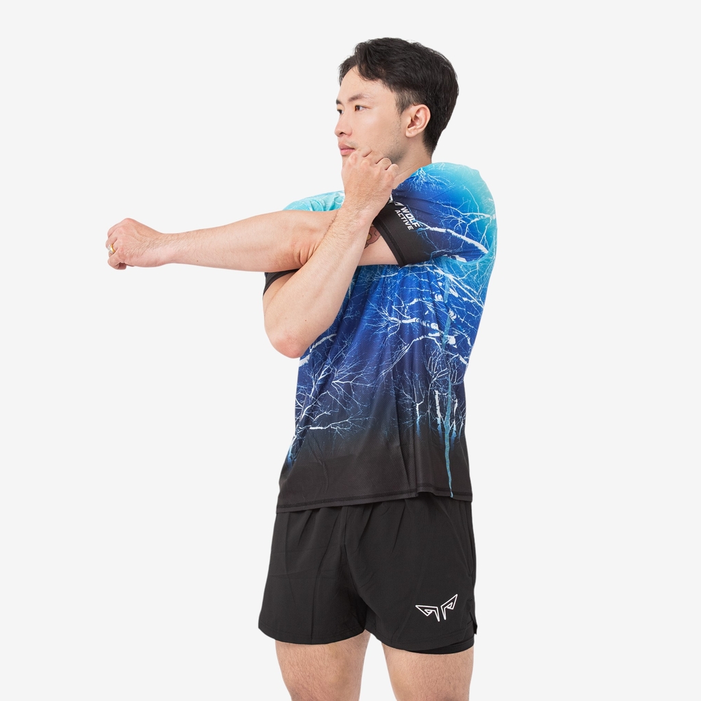 Áo Thun Nam Chạy Bộ Wolf Active Winter Light W142, Chất Vải Wolf Active Nhẹ, Nhanh Khô, Thoải Mái