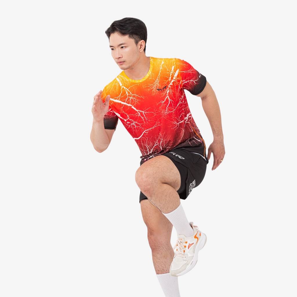 Áo Thun Nam Chạy Bộ Wolf Active Winter Light W142, Chất Vải Wolf Active Nhẹ, Nhanh Khô, Thoải Mái