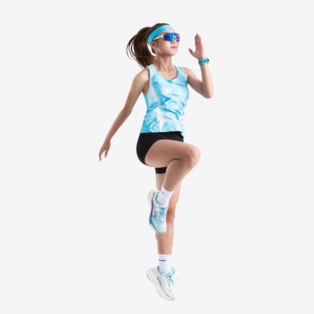Áo Singlet Chạy Bộ Nữ Premium Wolf Active Thermal W05 Công Nghệ Seamless & Flatlock, Nhanh Khô