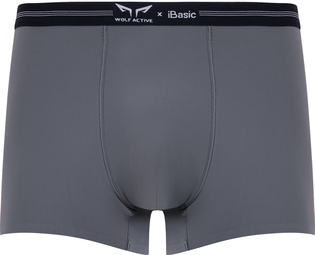 Quần Lót Nam Thể Thao Wolf Active x iBasic PANM152 Phom Trunk Không Đường May