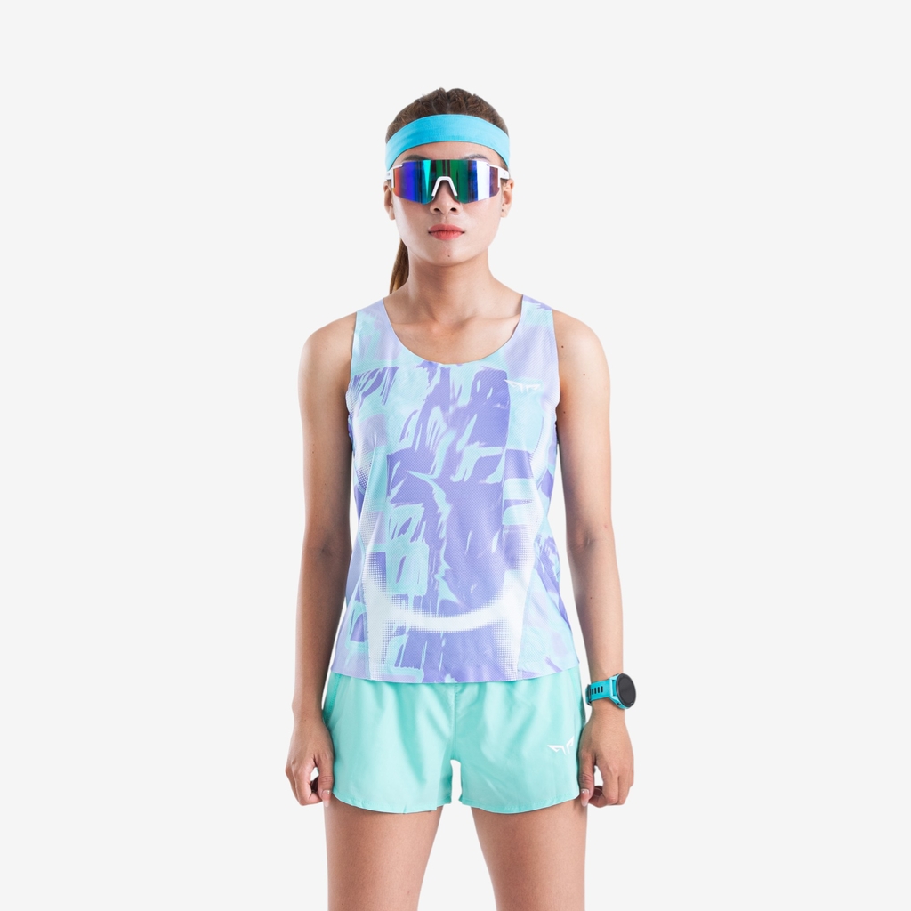Áo Singlet Chạy Bộ Nữ Premium Wolf Active Thermal W05 Công Nghệ Seamless & Flatlock, Nhanh Khô