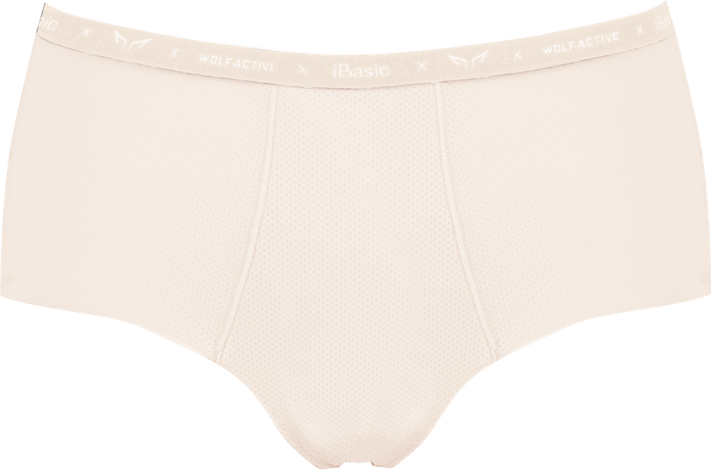 Quần Lót Nữ Thể Thao Không Đường May Wolf Active x iBasic PANW192 Lưng Cao Form Hipster Free Cut, Thoáng Khí