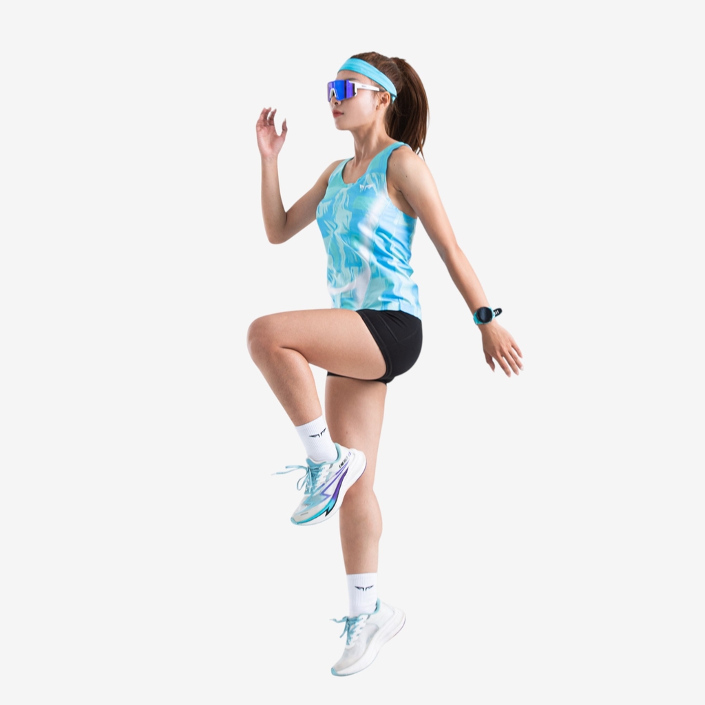 Áo Singlet Chạy Bộ Nữ Premium Wolf Active Thermal W05 Công Nghệ Seamless & Flatlock, Nhanh Khô