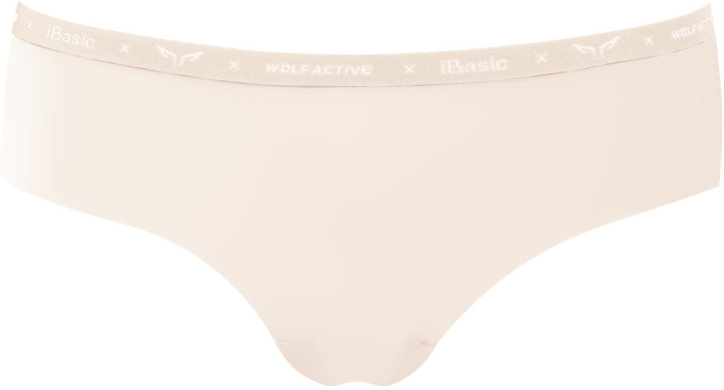 Quần Lót Nữ Thể Thao Không Đường May Wolf Active x iBasic PANW194 Lưng Vừa Phom Hipster Free Cut