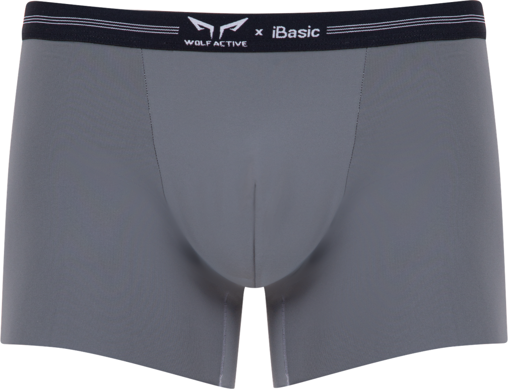 Quần Lót Nam Thể Thao Wolf Active x iBasic PANM151 Phom Trunk Không Đường May, Free Cut