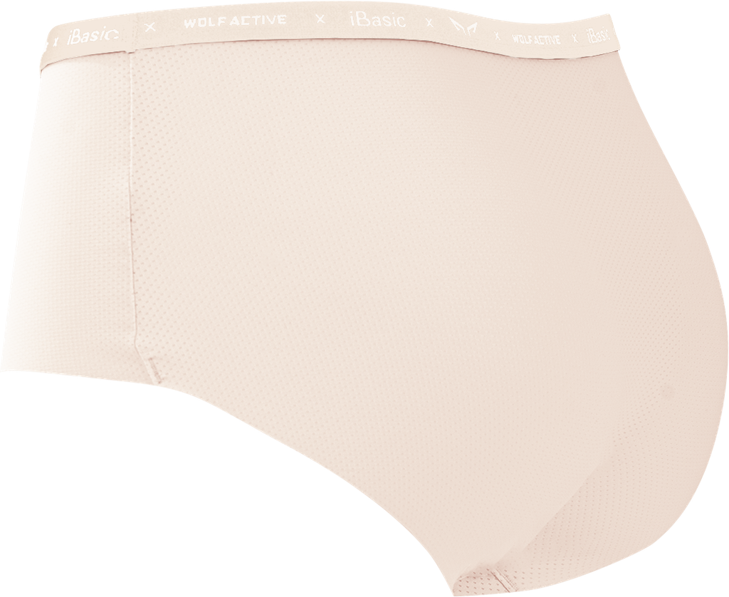 Quần Lót Nữ Thể Thao Không Đường May Wolf Active x iBasic PANW192 Lưng Cao Form Hipster Free Cut, Thoáng Khí