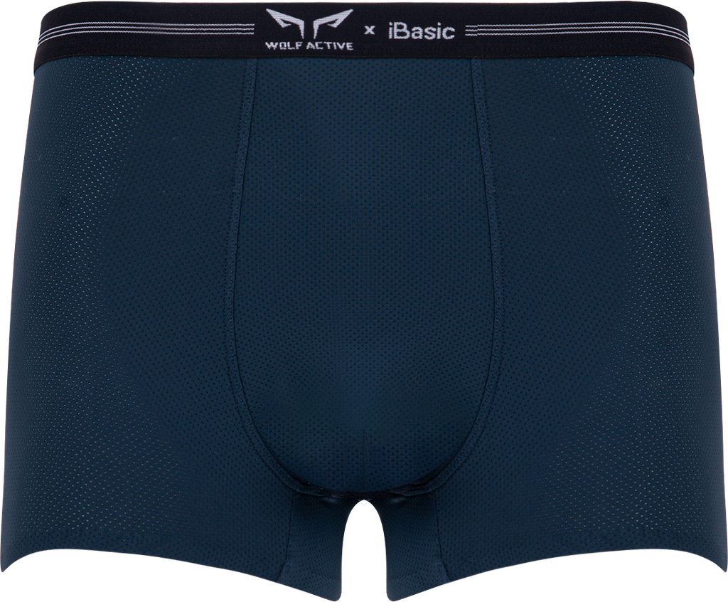 Quần Lót Nam Thể Thao Wolf Active x iBasic PANM156 Airy Thoáng Khí Phom Trunk Không Đường May