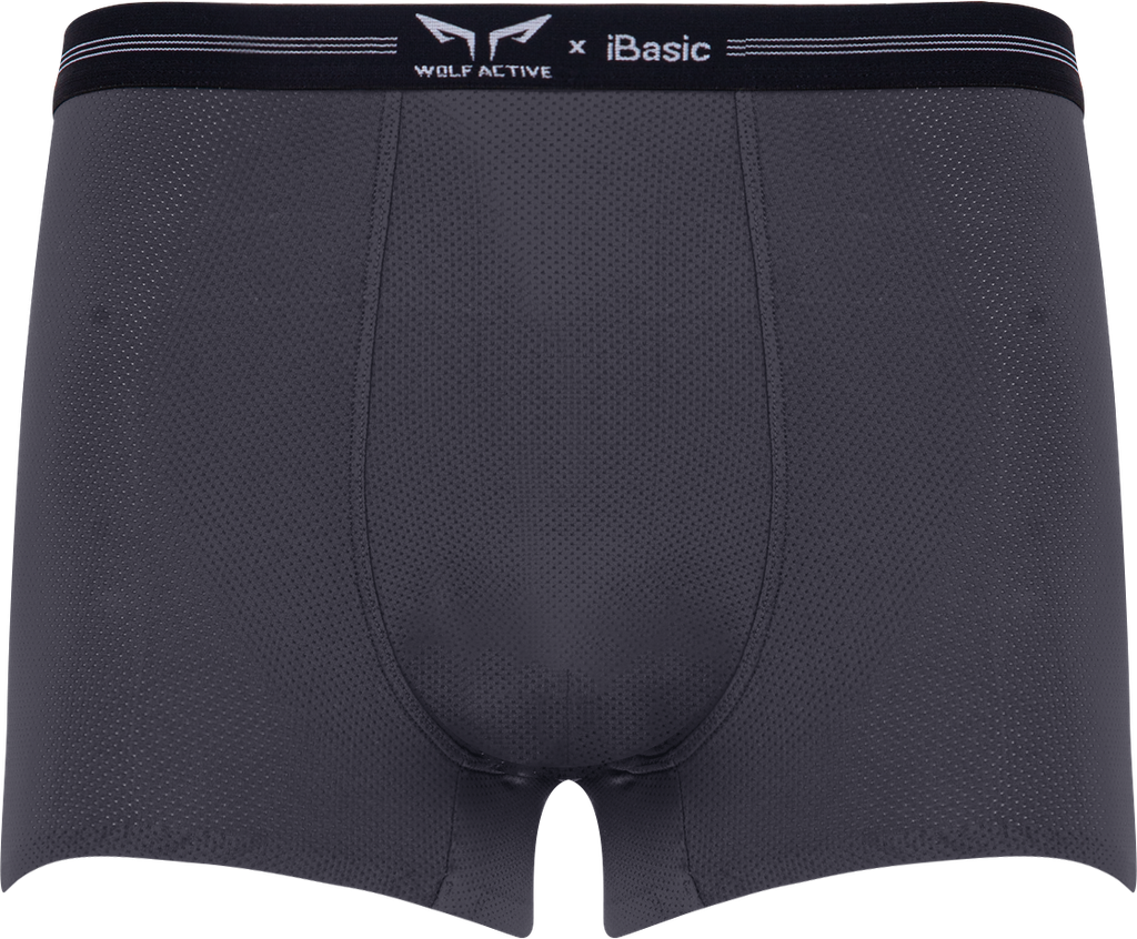 Quần Lót Nam Thể Thao Wolf Active x iBasic PANM156 Airy Thoáng Khí Phom Trunk Không Đường May