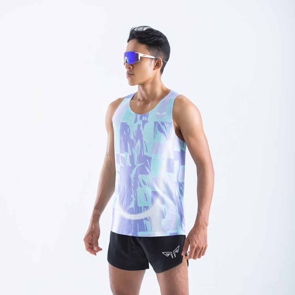Áo Singlet Chạy Bộ Premium Wolf Active Cold Thermal W278, Siêu Nhẹ, Thiết Kế Cực Đẹp