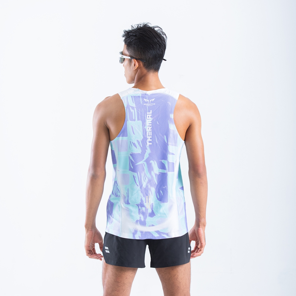 Áo Singlet Chạy Bộ Premium Wolf Active Cold Thermal W278, Siêu Nhẹ, Thiết Kế Cực Đẹp